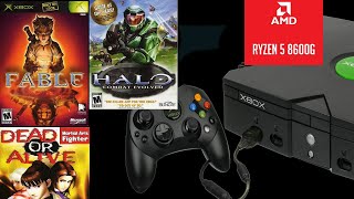 Ryzen 5 8600G | Xbox OG Emulation Test | XEMU | No GPU