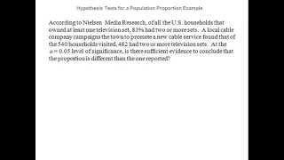 Hypothesis Testing Proportion Problem 3