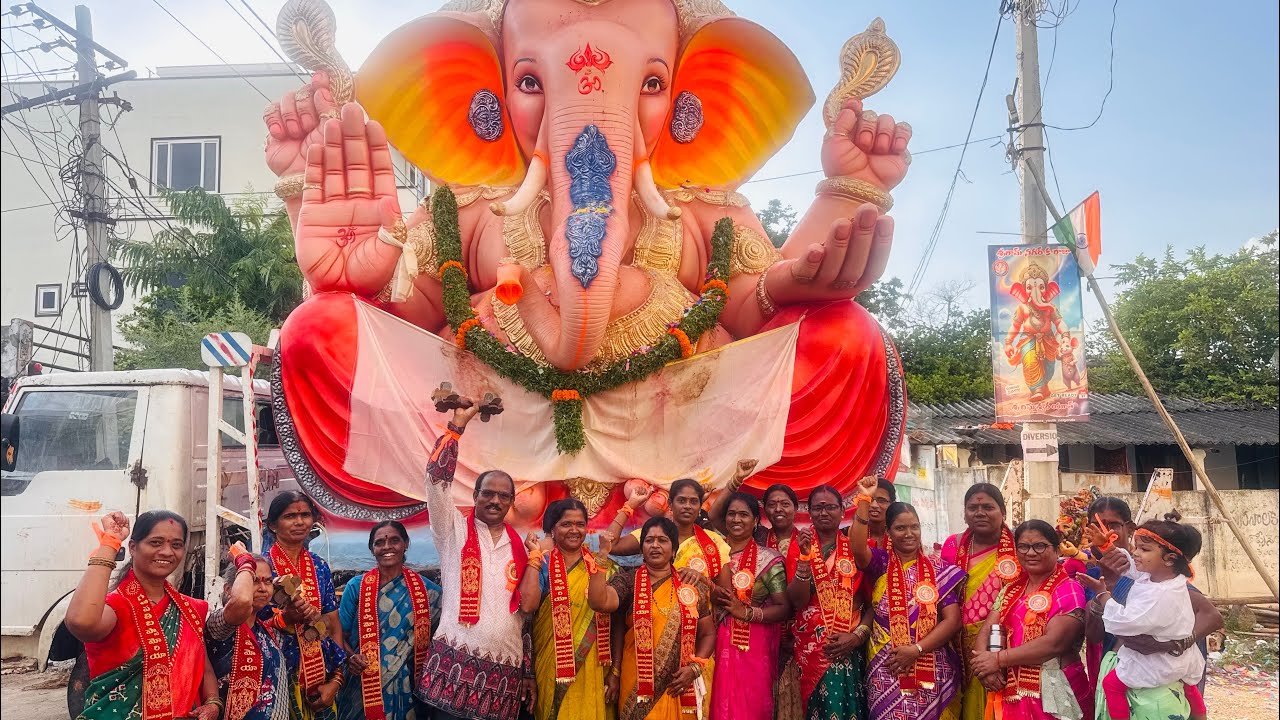 2025 vinayaka chaturthi celebrations by our team SVY..#bappa #vinayakachavithi 