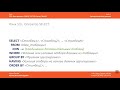 Курс SQL Базы данных ORACLE. Илья Хохлов. Урок 1-3. Структра SELECT