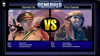 Lets play C&amp;C Zero Hour - General Fai vs Prinz Kassad - Hard - HD [1440p60] - german