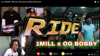 🇬🇧🇺🇸🇹🇭 Reacting To OG BOBBY - RIDE Feat. 1MILL (Prod. by NINO) OFFICIAL MV