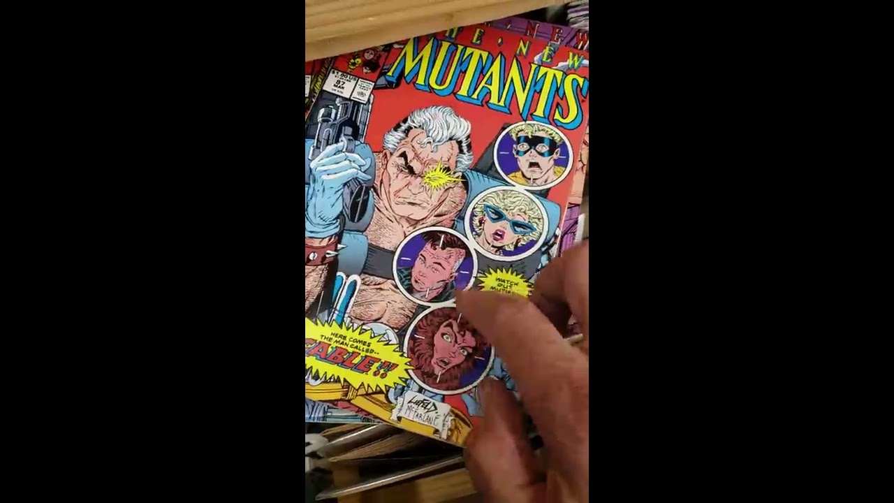 Half Price Books Comic Hunt #6 2019! New Mutants #87 For $1!
