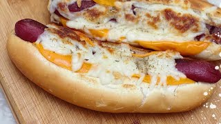 Hot dog Sandwich 🌭 احلى ساندوتش هوت دوج ممكن تجربوا 👩🏻‍🍳
