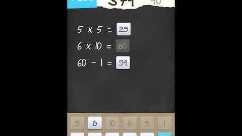 6 Numbers by Brainbow Level 90 Answer Guide