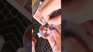 Cute felt dog keychain ✂️ Full step-by-step tutorial on my channel #diy #handmade #diykeychain