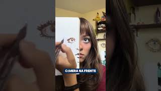 Quero ver desenhar dessa forma 😃 #curiosidades #desenho #shorts #autoretrato