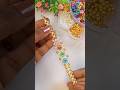 Wow❤️ Beautiful handmade beaded bracelet 🌸//Beads bracelet making ✨ #subscribe #shortviral