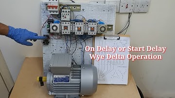 On Delay Or Start Delay Wye Delta Operation (Tagalog)