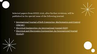 8Th International Conference On Electrical And Electronics Engineering Iceee 2025