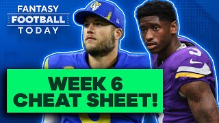 Week 6 Fantasy Lineup Breakdown: MUST STARTS & SITS! | 2023 Fantasy Football Advice