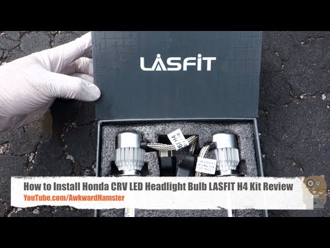 How to Install Honda CRV LED Headlight Bulb H4 9003 Kit Review