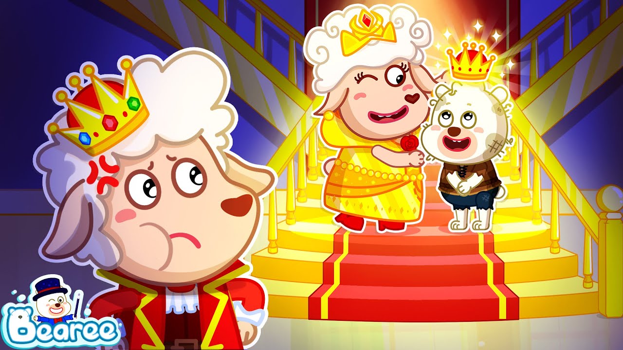 Oh No! Prince David Feels Jealous when Poor Bearee Is Adopted by the Royal Family | Bearee Kids Show