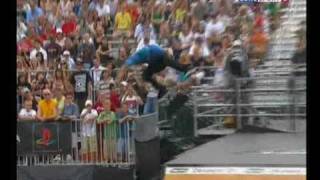 ryan sheckler crash @ dew tour 2008