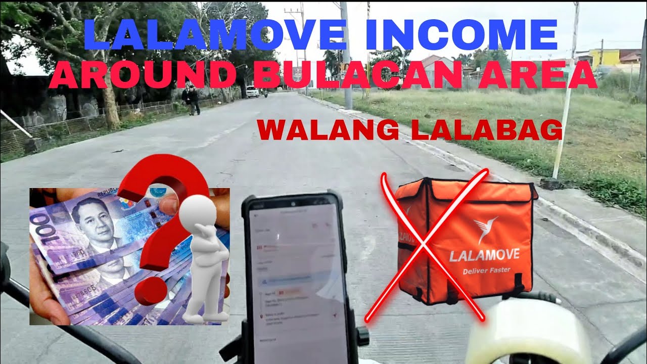 MAG KANO NGA BA ANG KINIKITA NG ISANG LALAMOVE RIDER SA BULACAN AREA? |papa ej motovlog