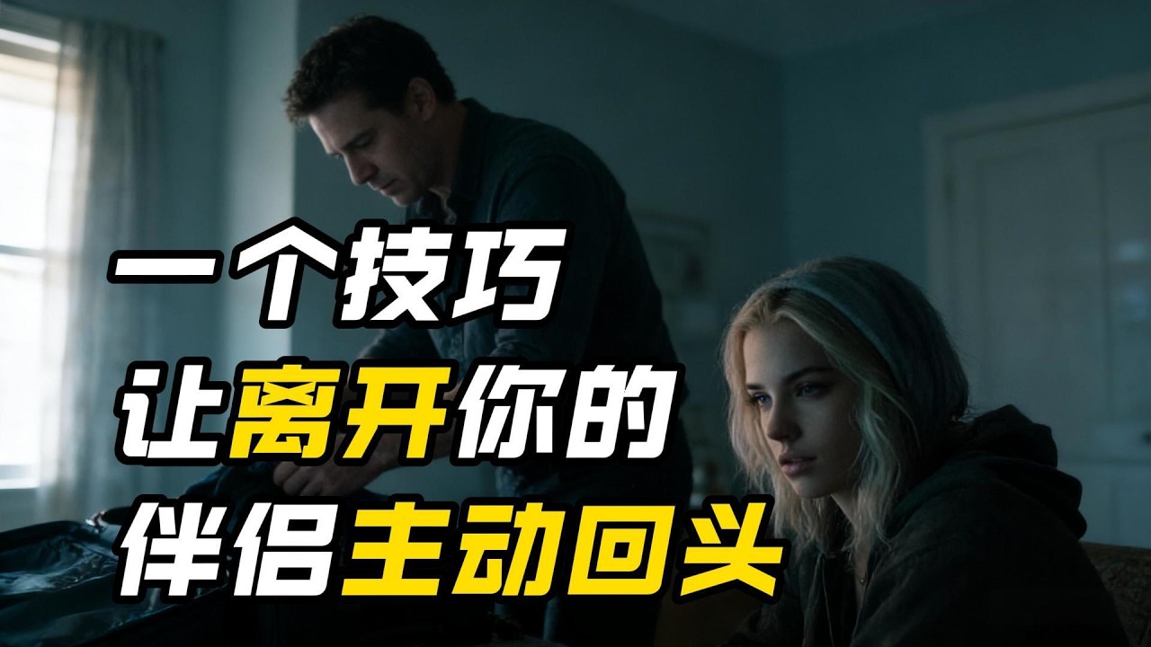 一个技巧，让离开你的伴侣主动回头