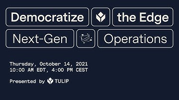 Democratize The Edge: Next-Gen Operations
