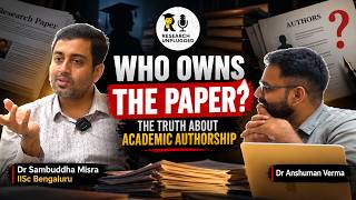 Academic Authorship, PhD Mentorship & AI in Research | Dr. Sambuddha Misra, IISc Bengaluru