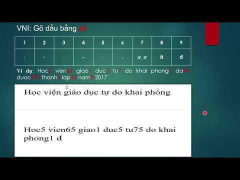 Video Vietnamese keyboard typing-Gõ tiếng việt có dấu 1 - youtube