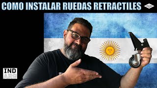 COMO INSTALAR RUEDAS RETRACTILES - NAFTA Y FUEGO