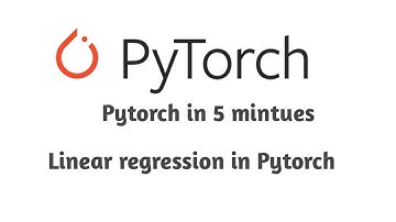 Pytorch : Linear Regression in 5 minutes |Facebook Opensource Framework