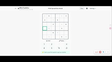 LinkedIn Mini Sudoku Answer Today #102 Converging #sudoku