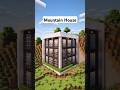 Minecraft Mountain House🏠 Tutorial #shorts #howtobuild #minecraft #tutorial #foryou #fypシ゚