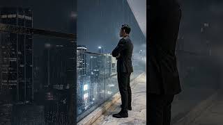 Luxury Rooftop Penthouse Rain Ambience | Billionaire Night Aesthetic 4K #relax #asmr #