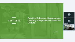 School Webinar - Positive Behaviour Management: Creating a Supportive Classroom Culture