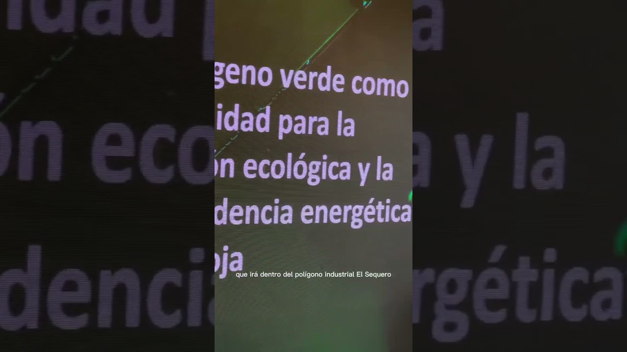 Declaramos PIER el proyecto de Solarig para producir #hidrógenoverde en el Polígono El Sequero