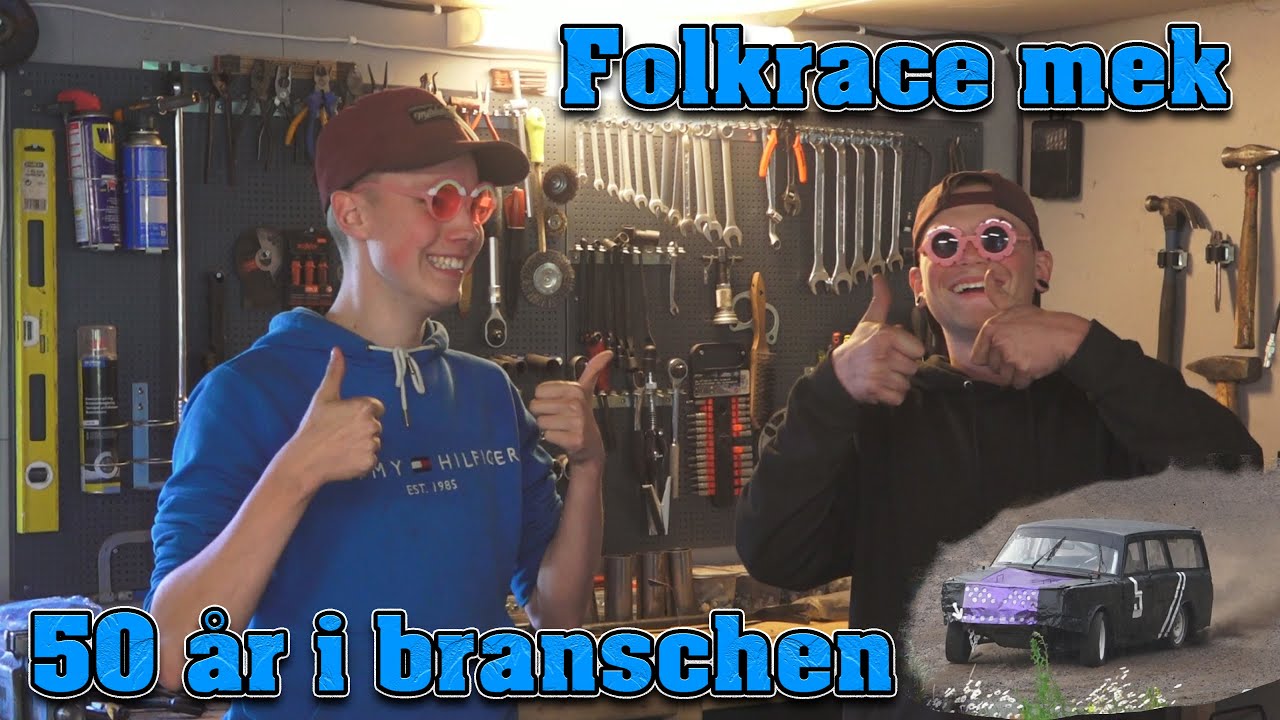 Linus och Gänget Preppar Folkrace bilen för semesterracet 2024