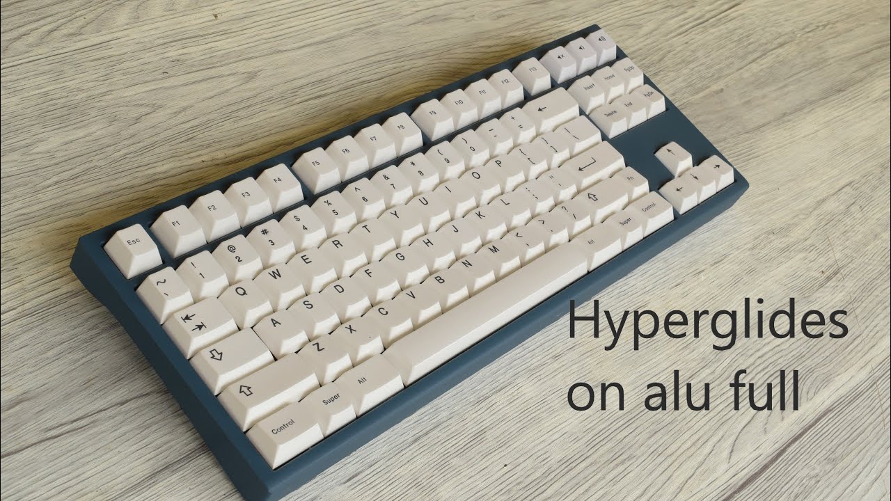 FreeBird TKL with MX Blacks Hyperglides sound test