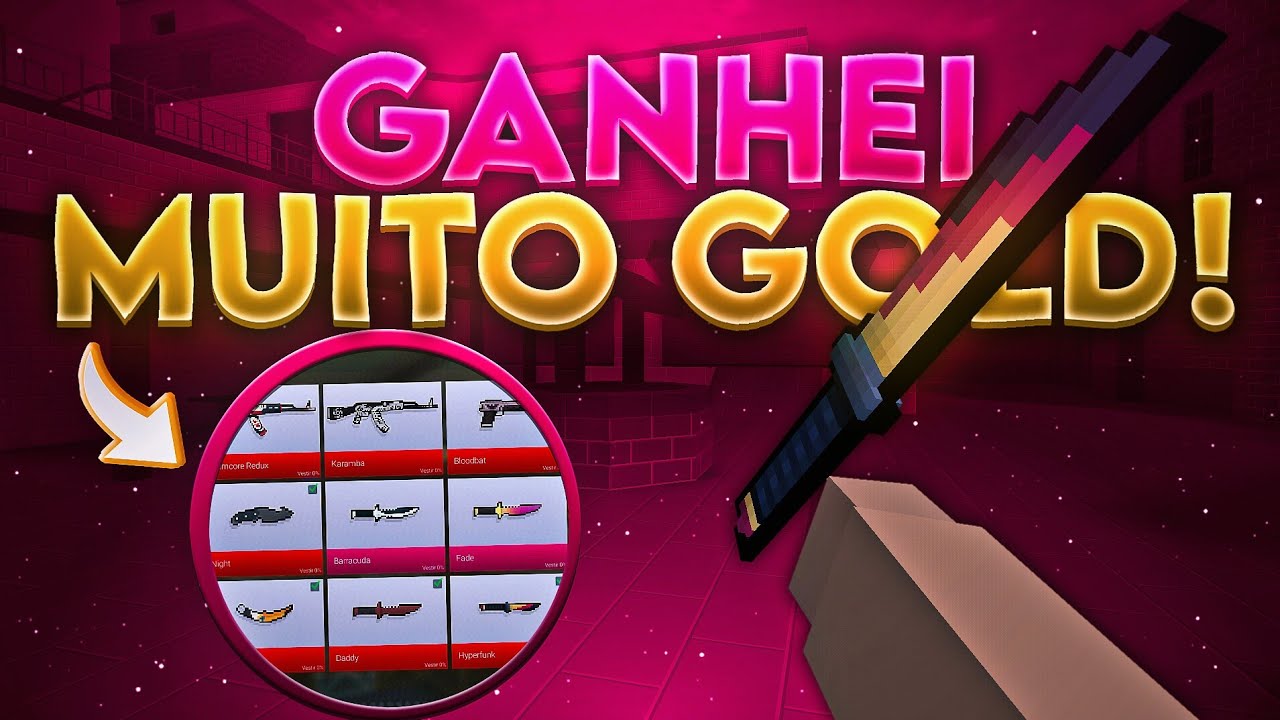 GANHEI 10.000 GOLD! Comprei 3 SECRETAS e COMO FARMAR MUITO GOLD no Block Strike!
