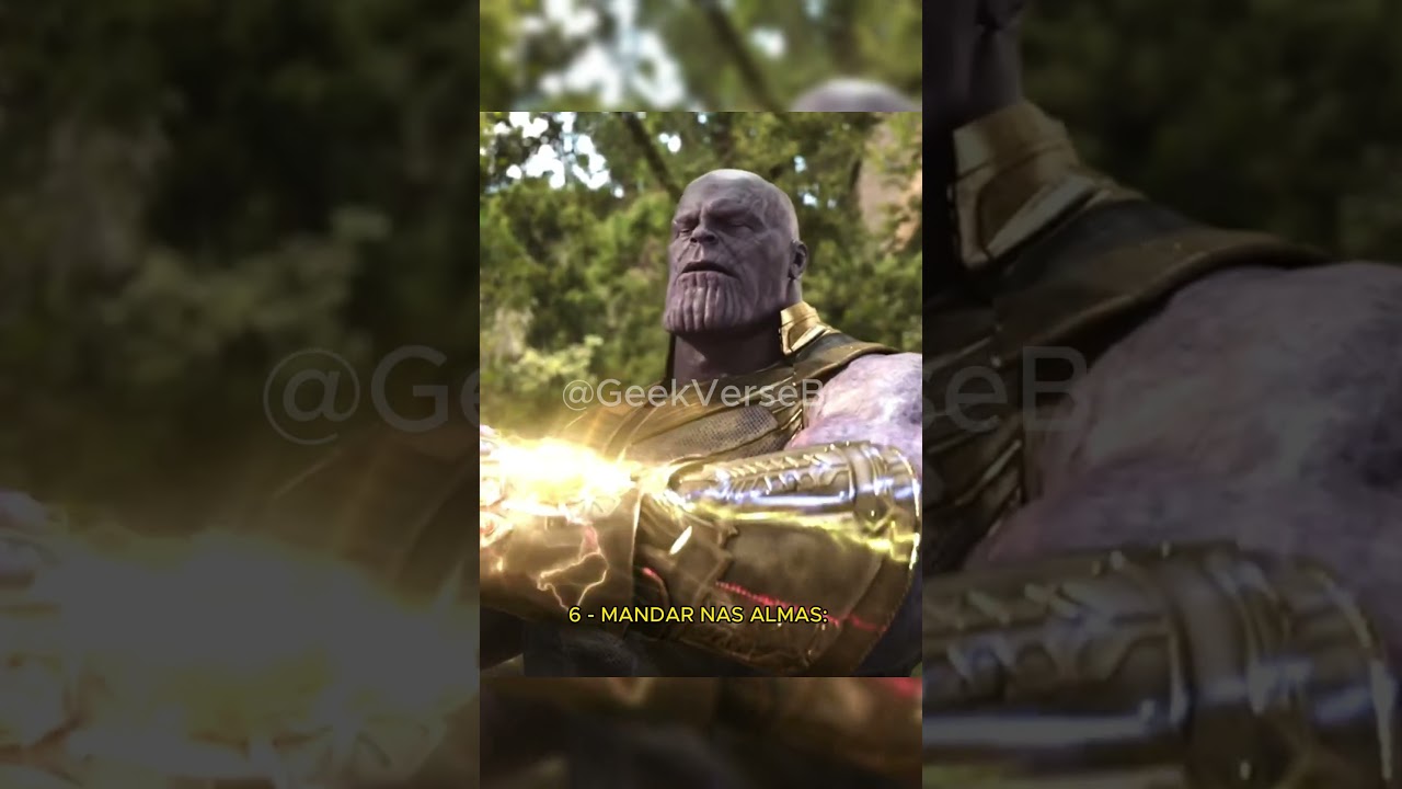 REVELADO: Tudo que THANOS escondia usando a Manopla do Infinito!