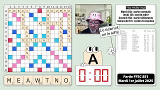 Partie FFSC 851 - Scrabble duplicate screenshot 3