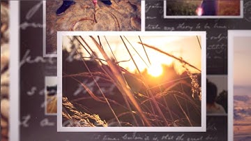 Simple 3D Photo Slideshow (After Effects Template)