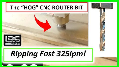 CNC Router Bits - Pushing The HOG on the Phantom CNC router WOW