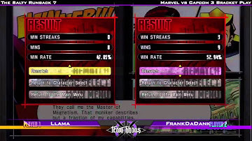 The Salty Runback 7 MvC3 - Llama vs FrankDaDank