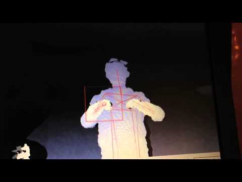 Tracking both body and hand skeleton by kinect