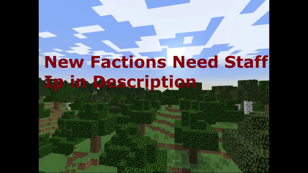 Minecraft server need staff and dev - YouTube
