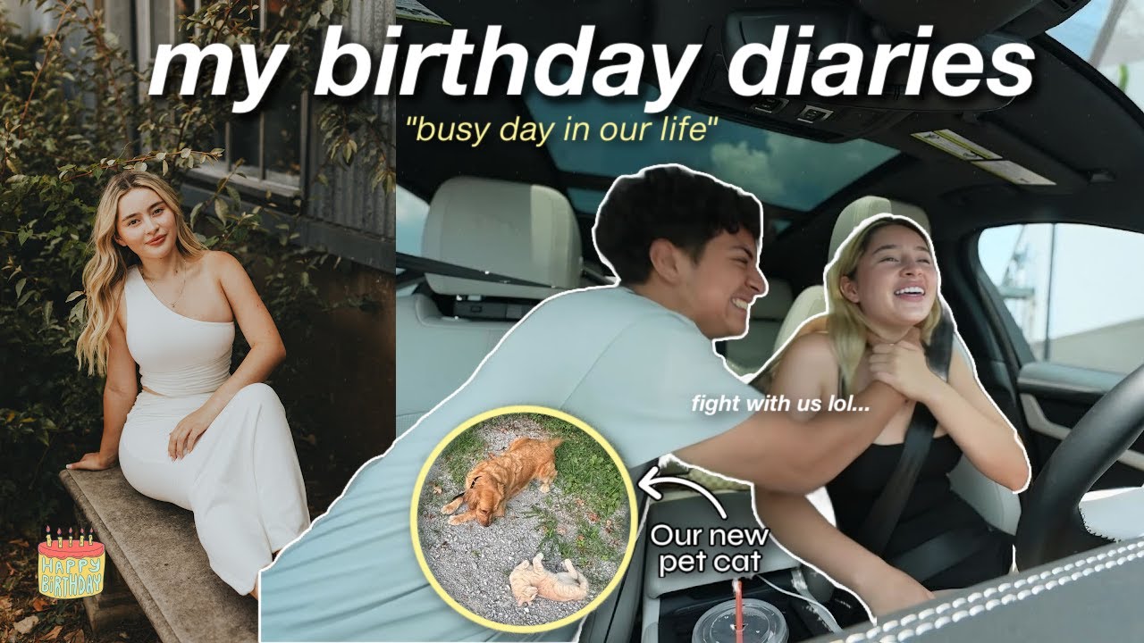 MY 21ST BIRTHDAY SHOOT + the cat distribution chose us...| remote farm life