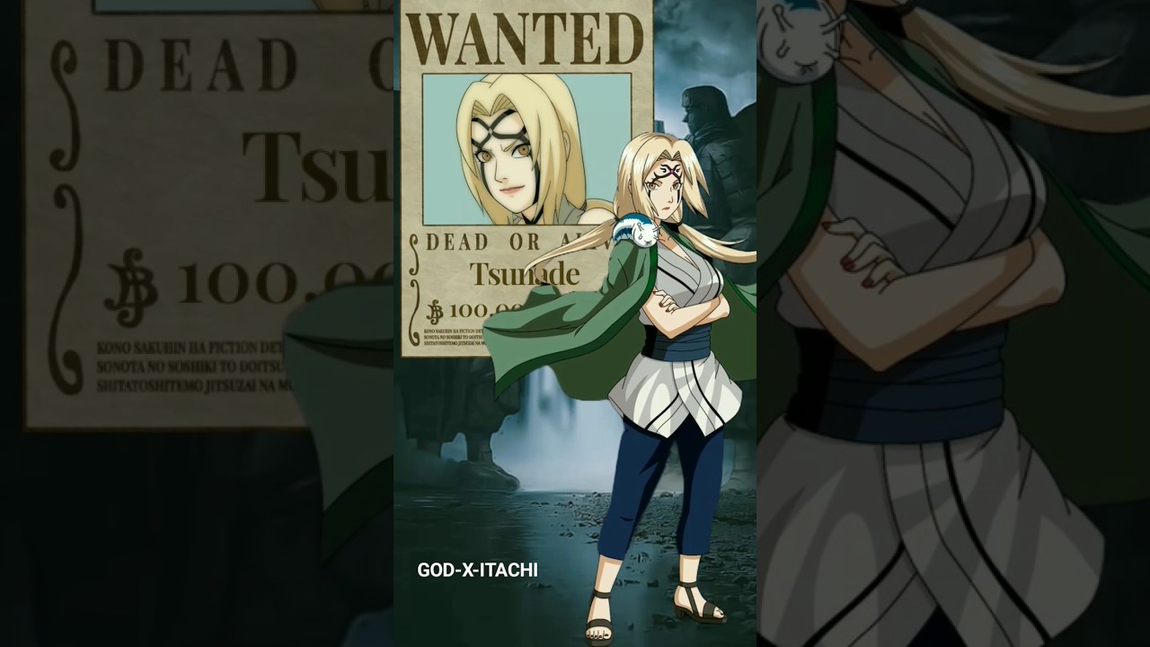 Tsunade wanted poster editz