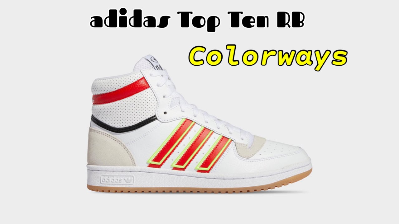 adidas Top Ten RB COLORWAYS - YouTube