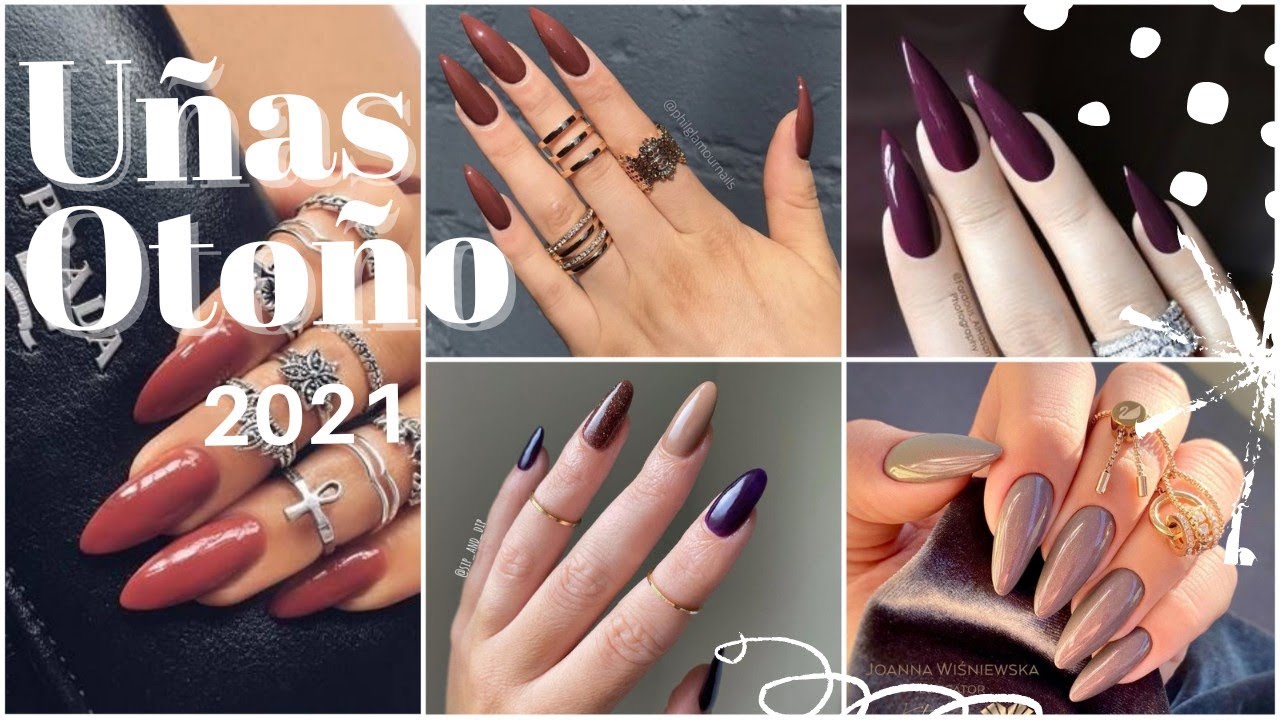 Tendencias en Uñas Octubre 🍁🍂🤎 Trendy Nails October 🤎🍂✨ Diseños y  colores Uñas Acrílicas 2021 - thptnganamst.edu.vn