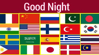 How to say "GOOD NIGHT!" in different countries