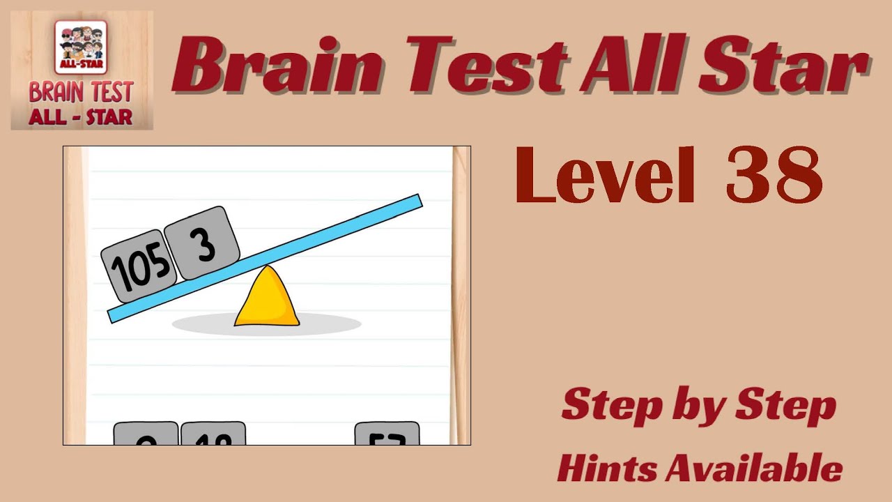 Brain Test All Star Level 38 – Quick & Easy Solution!