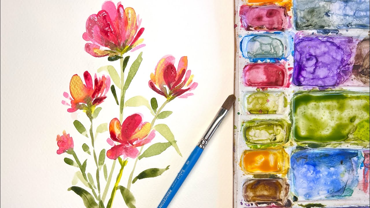 Почему кисть Filbert Brush — это необходимость для художников-акварелистов 🖌️🎨