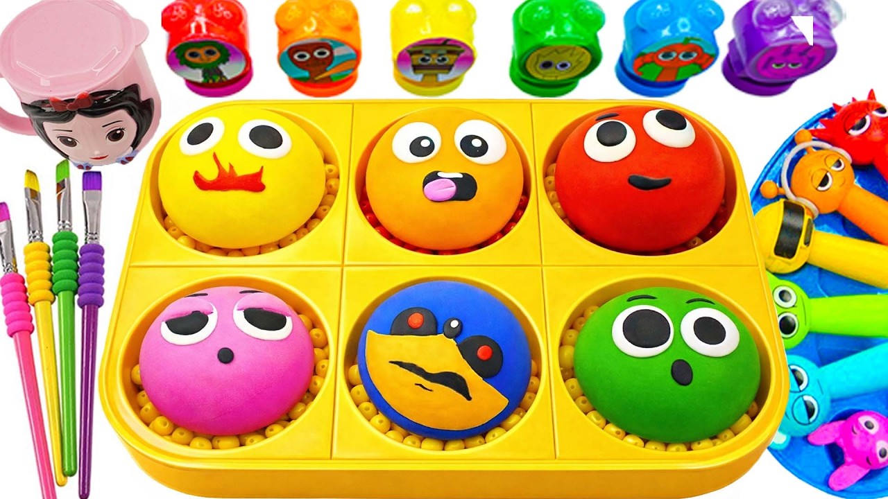 🧀✨ Oddly Satisfying Video | DIY Yellow Slime Tray & Melting Cheese Blocks from Squishy Paint Cups