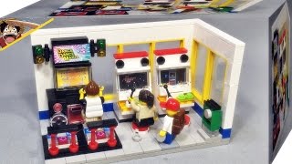 옥스포드 오락실 미니 추억의 게임룸 레고 호환 블럭 조립 리뷰 Oxford BM35210 Game Room Lego Block Toy screenshot 5
