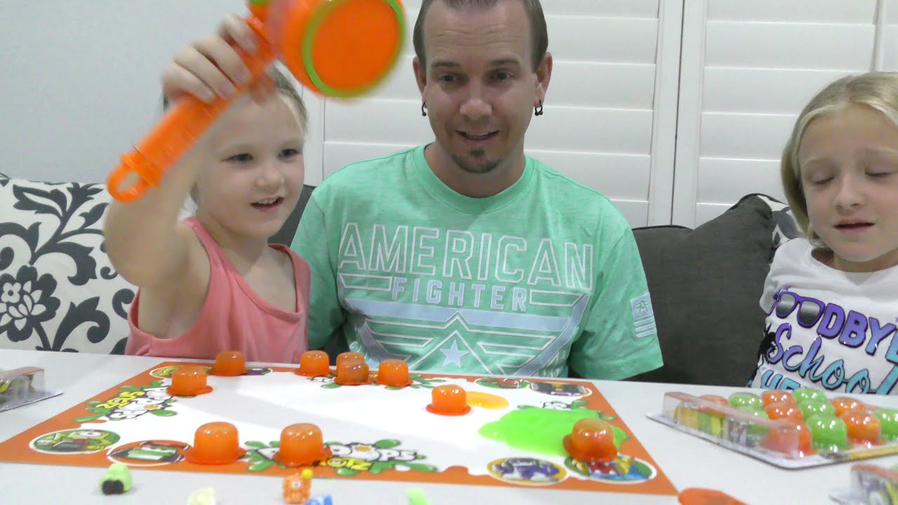 Opening Gross Slime Filled Pop Pops Snotz Toys With the Girls!!!